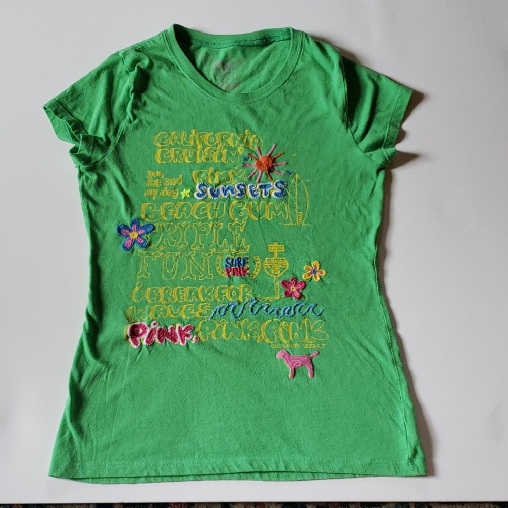 Large Pink graphic tee